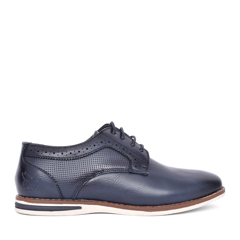 Boys Oslo Laced Shoe In Navy