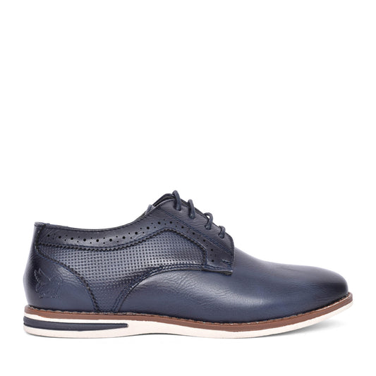 Boys Oslo Laced Shoe In Navy