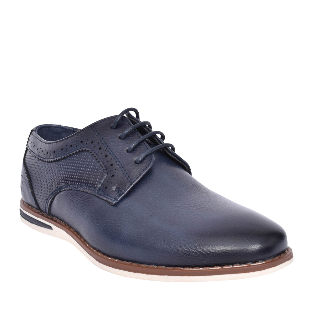 Boys Oslo Laced Shoe In Navy