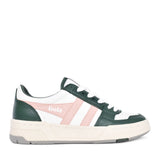 Ladies Challenge Clb535 Laced Trainer In Green