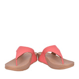 Ladies I88-b09 Lulu Leather Toe Post Sandal In Coral