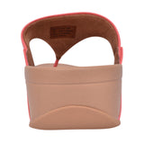 Ladies I88-b09 Lulu Leather Toe Post Sandal In Coral