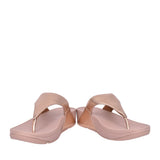 Ladies I88-323 Lulu Leather Toe Post Sandal In Rose Gold