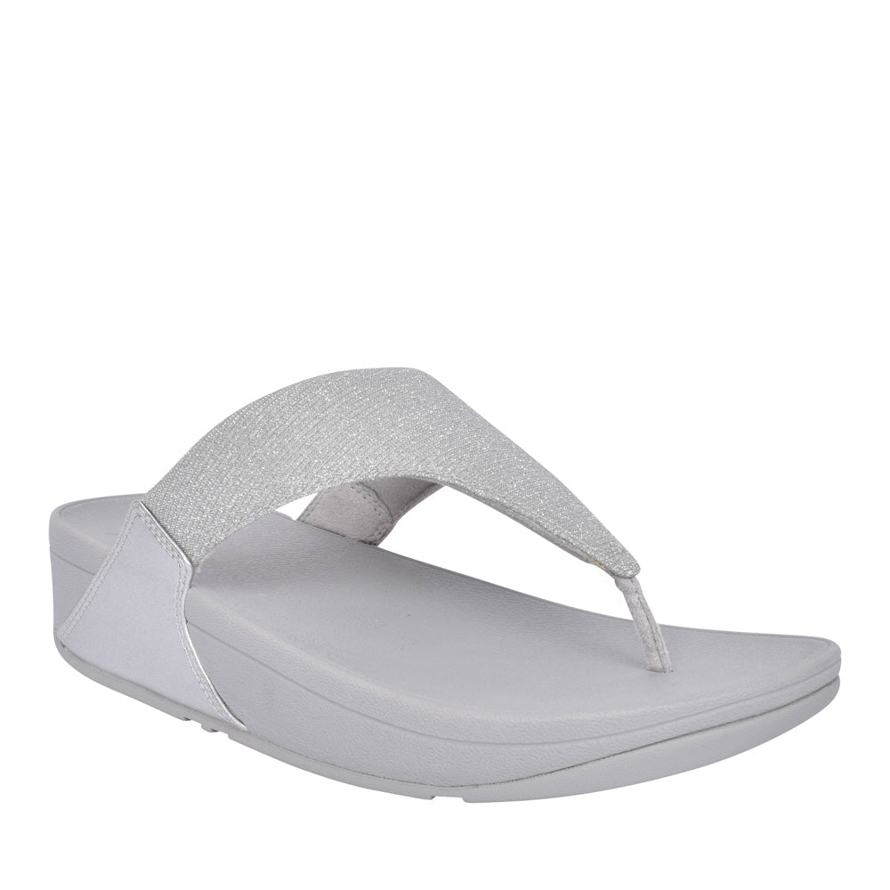 Ladies Fz7-011 Lulu Shimmer Lux Toe-post In Silver