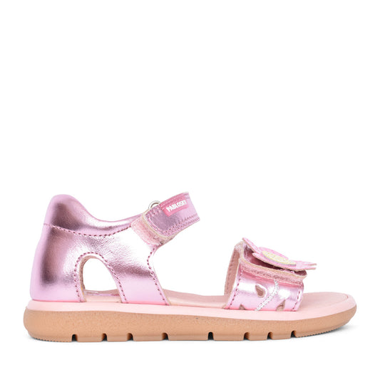 Girls 039170 Velcro Sandal In Rose
