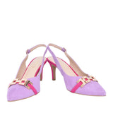 Ladies Z8186 Medium Heel Sling Back In Lilac