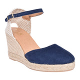 Ladies King Wedge Heel Shoe In Navy