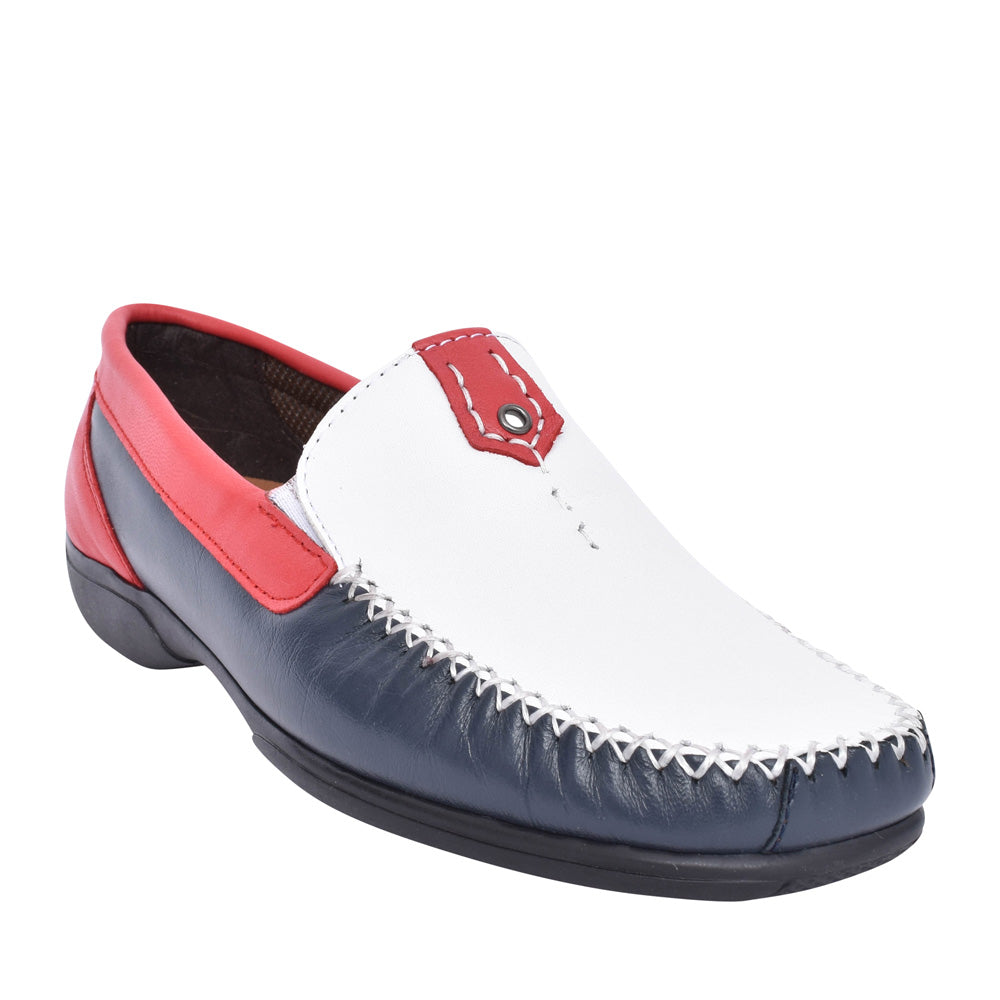 Ladies Joan Moccasin In Navy