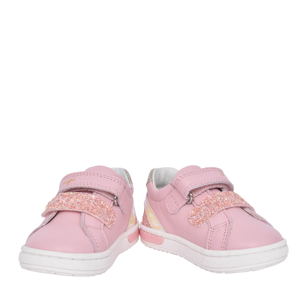 Girls 5905211 Baby Dude Double Velcro Shoe In Pink