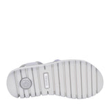 Girls 5890222 Velcro Sandal In Silver