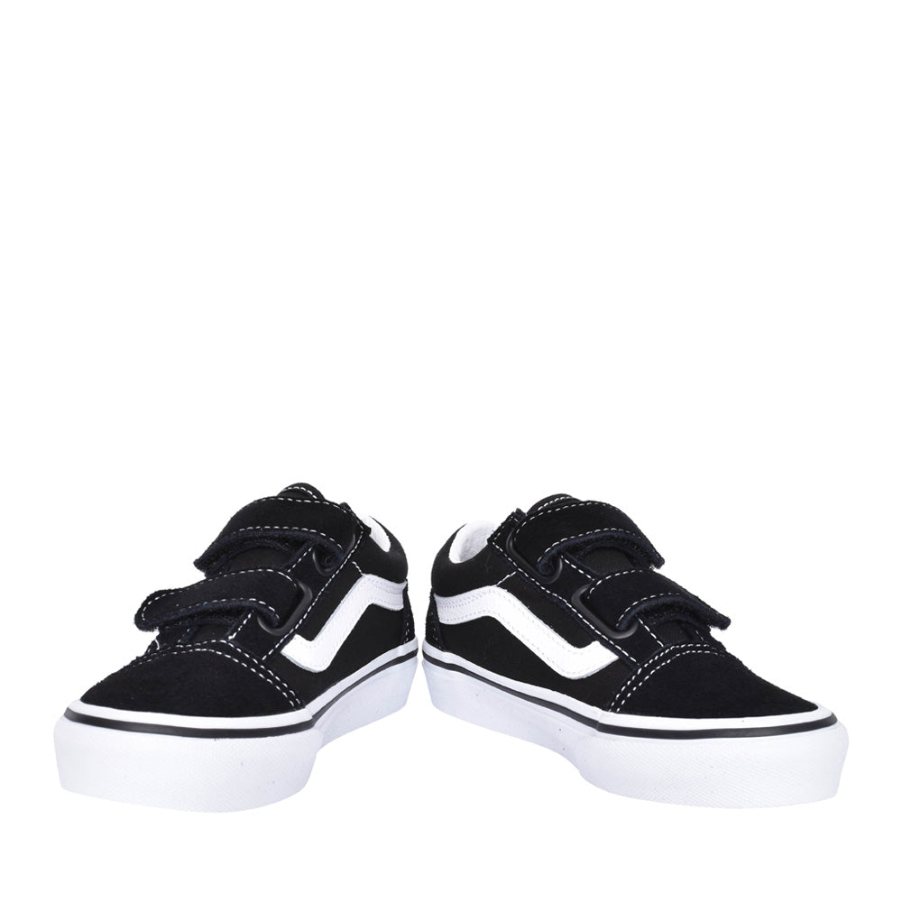 Unisex Junior Old Skool V Velcro Shoe In Black
