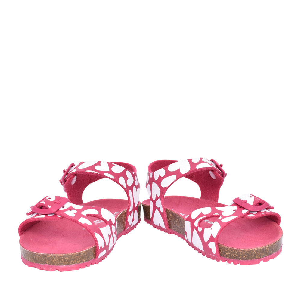Girls 242941 Velcro Sandal In Fuchsia