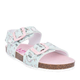 Girls 242453 Velcro Sandal In Sky Blue