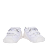 Girls 242112 Double Velcro Shoe In White