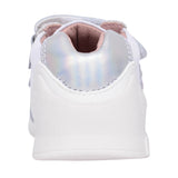Girls 242112 Double Velcro Shoe In White