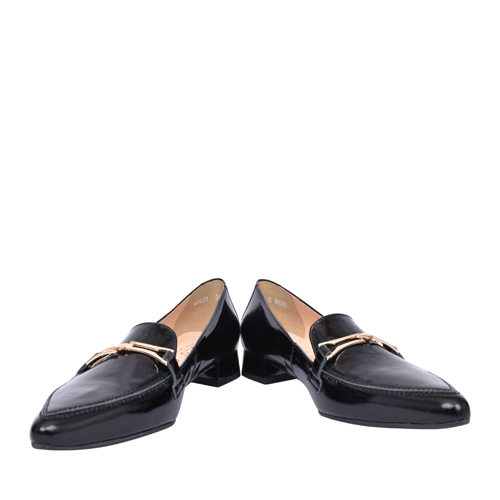 Ladies 6538 G-fit Loafer In Blk Patent