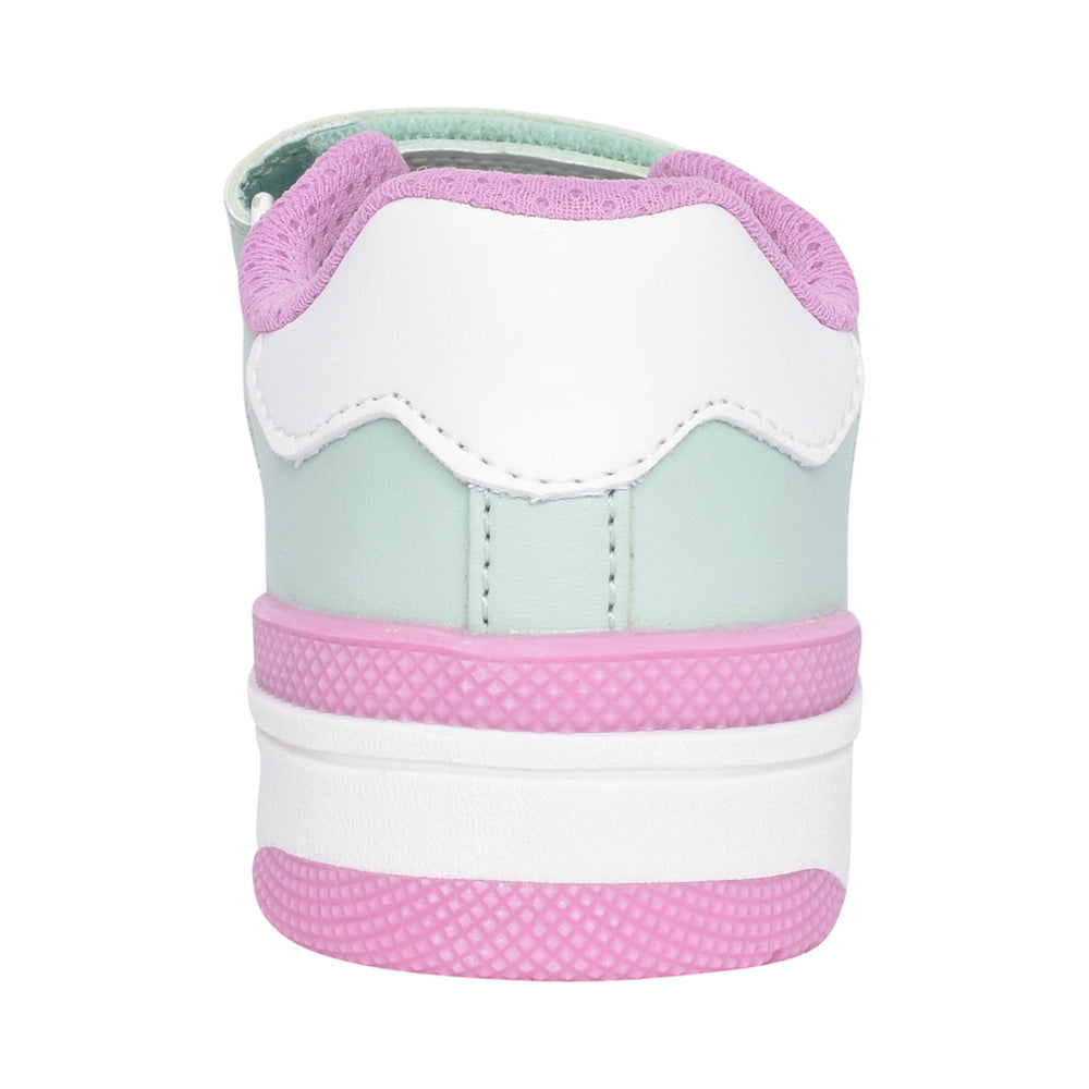 Girls J45hxb J Washiba Velcro Trainer In White Multi