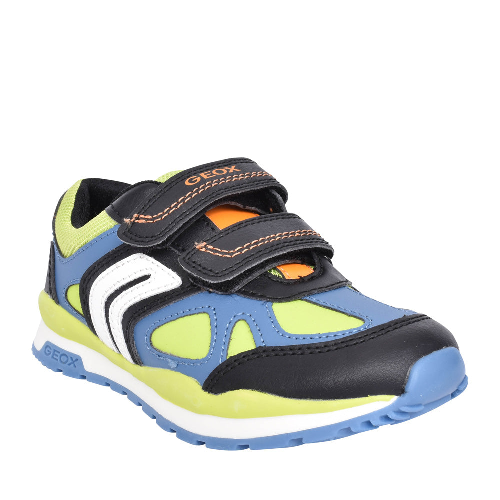Boys J4515d J Pavel Velcro Trainer In Lime
