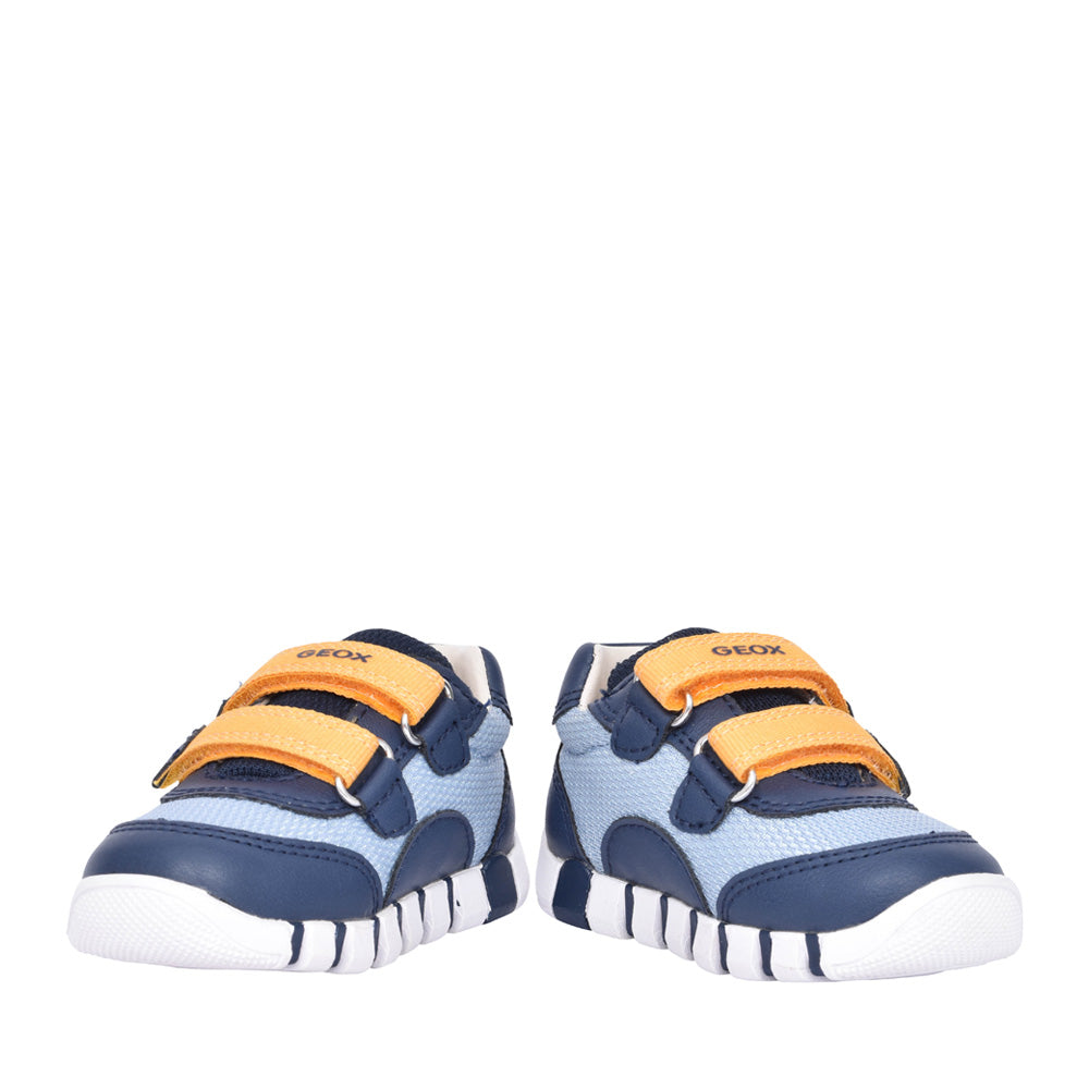 Boys B3555c B Iupidoo Velcro Trainer In Navy