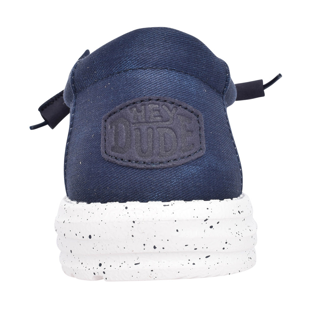 Mens Wally Laced Shoe In Navy