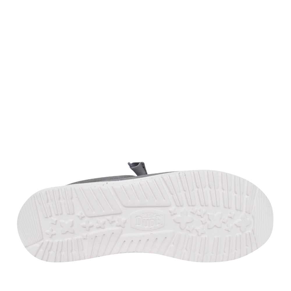 Mens Wally Laced Shoe In Light Grey