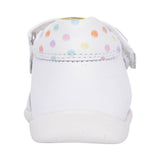 Girls 242305 Velcro Shoe In White