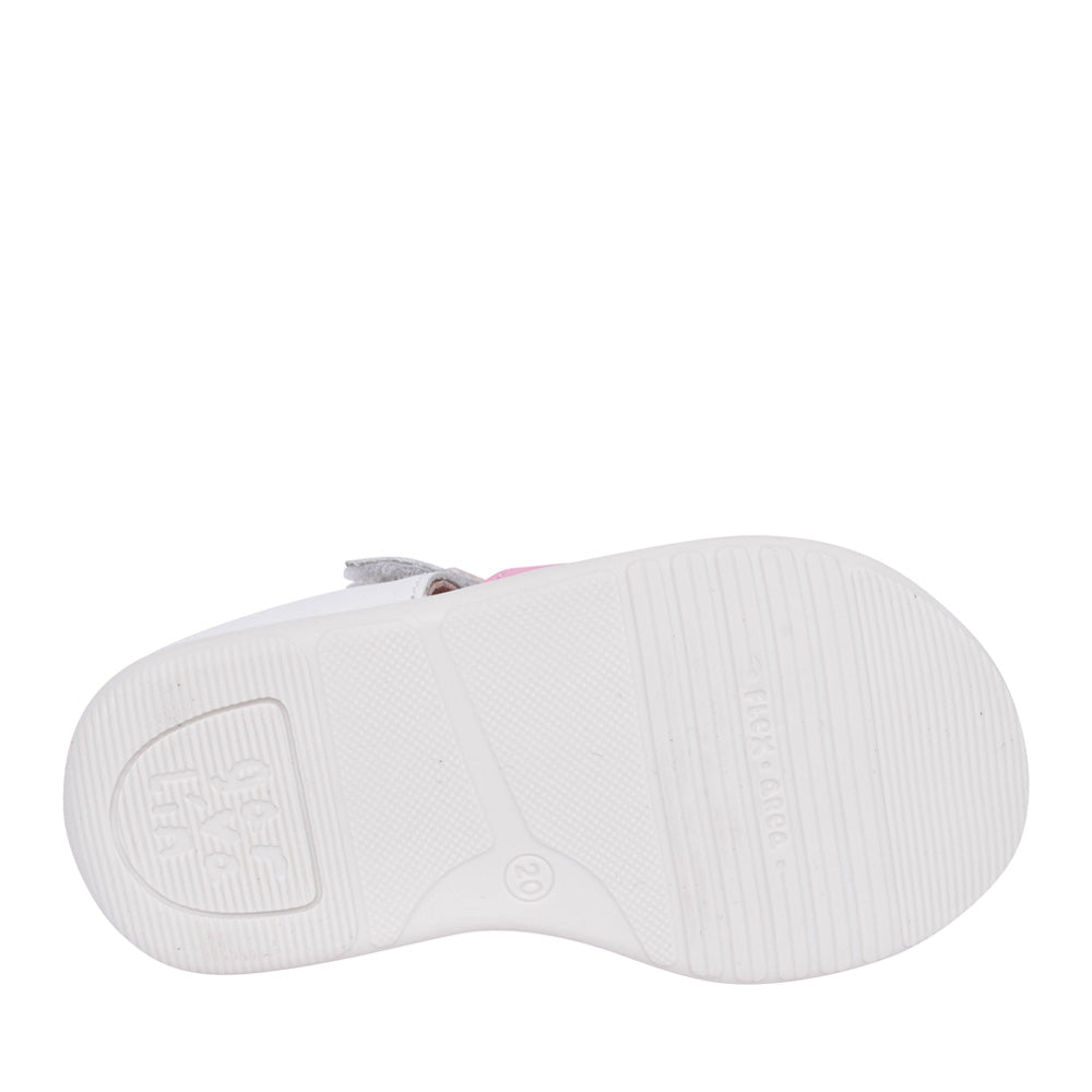 Girls 242305 Velcro Shoe In White