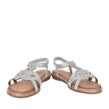 Ladies Santorini Sandal In Silver