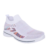 Ladies Appletini Slip-on Trainer In White