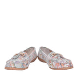Ladies Rio Slip-on Shoe In White Multi