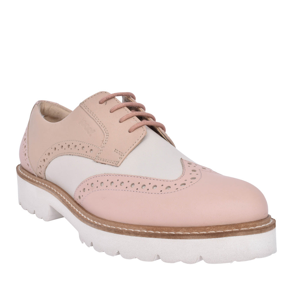 Ladies Kortney Laced Brogue In Pink