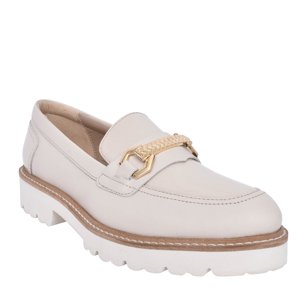 Ladies Kendal Loafer In Off White