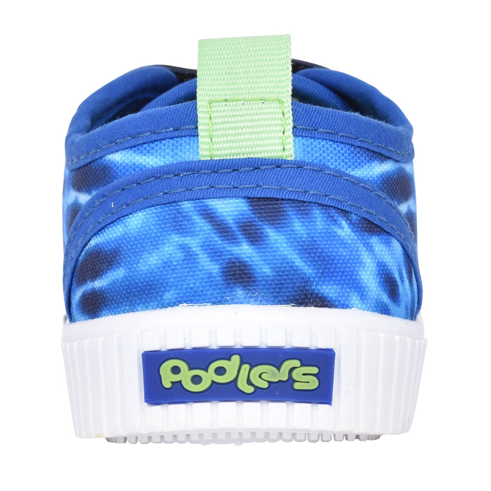 Boys Royce Velcro Canvas Shoe In Blue