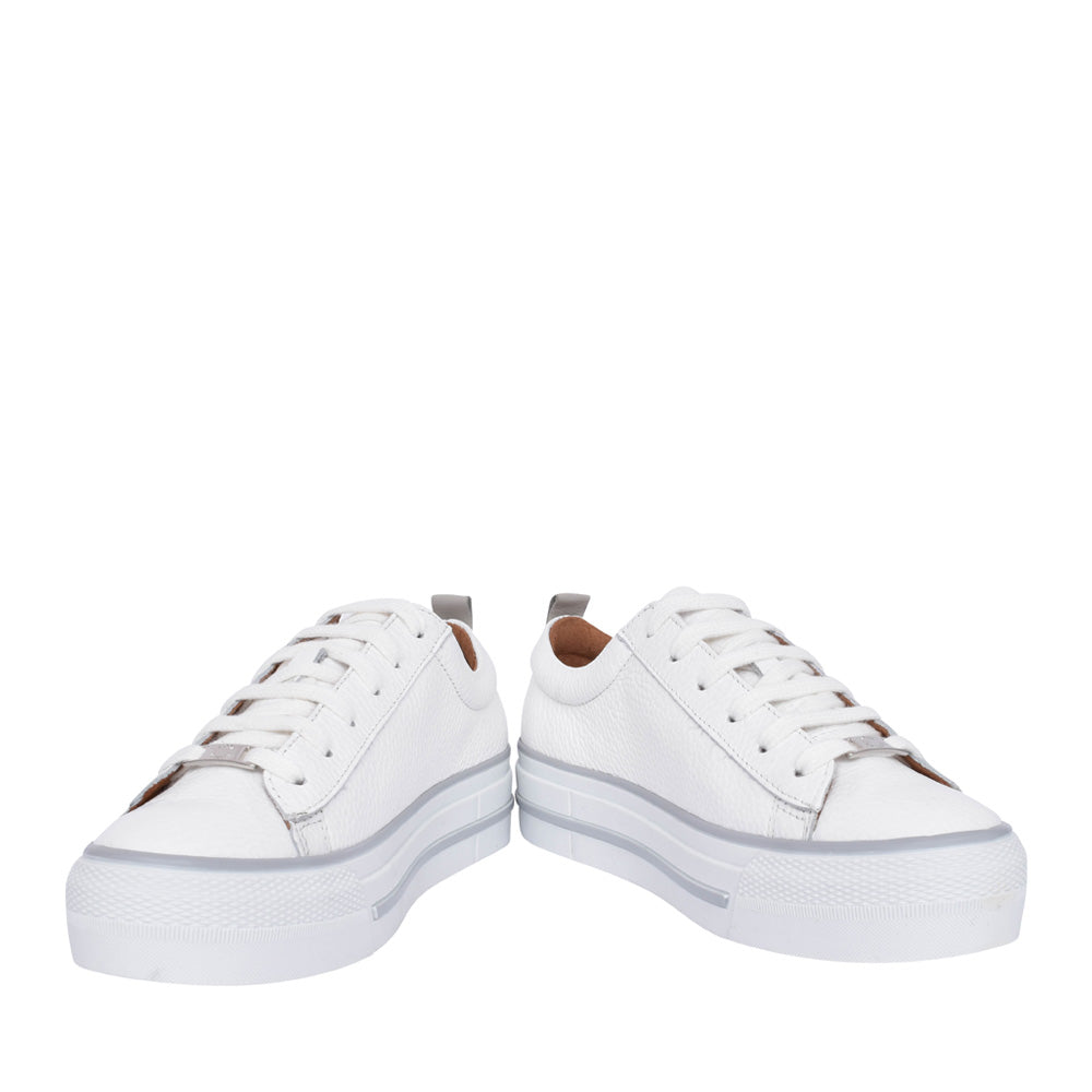 Ladies Filician Laced Trainer In White