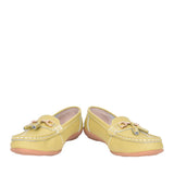 Ladies Nautical Slip-on Shoe In Lime