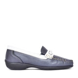Ladies Bella Slip On Loafer In Navy