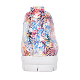 Ladies Sarah A7245 Laced Shoe In Multi-colour