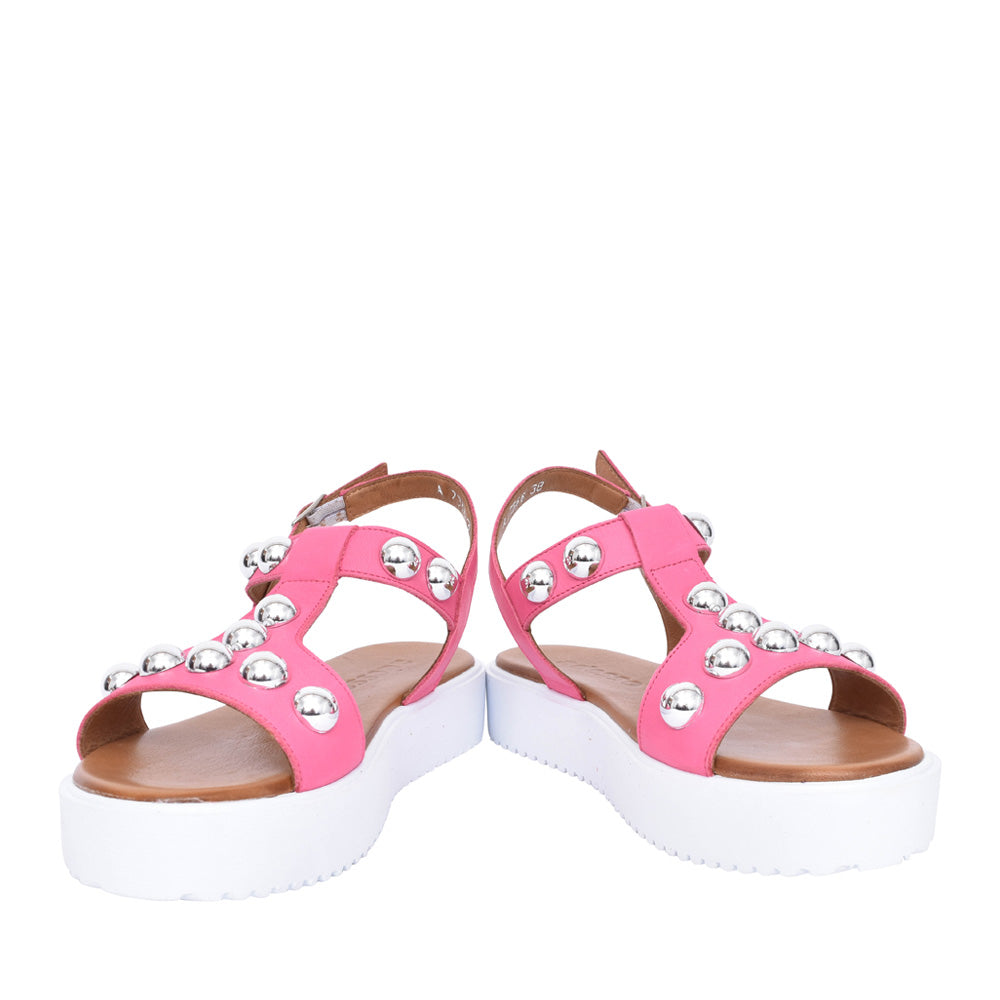 Ladies Summer A7366 Sandal In Hot Pink