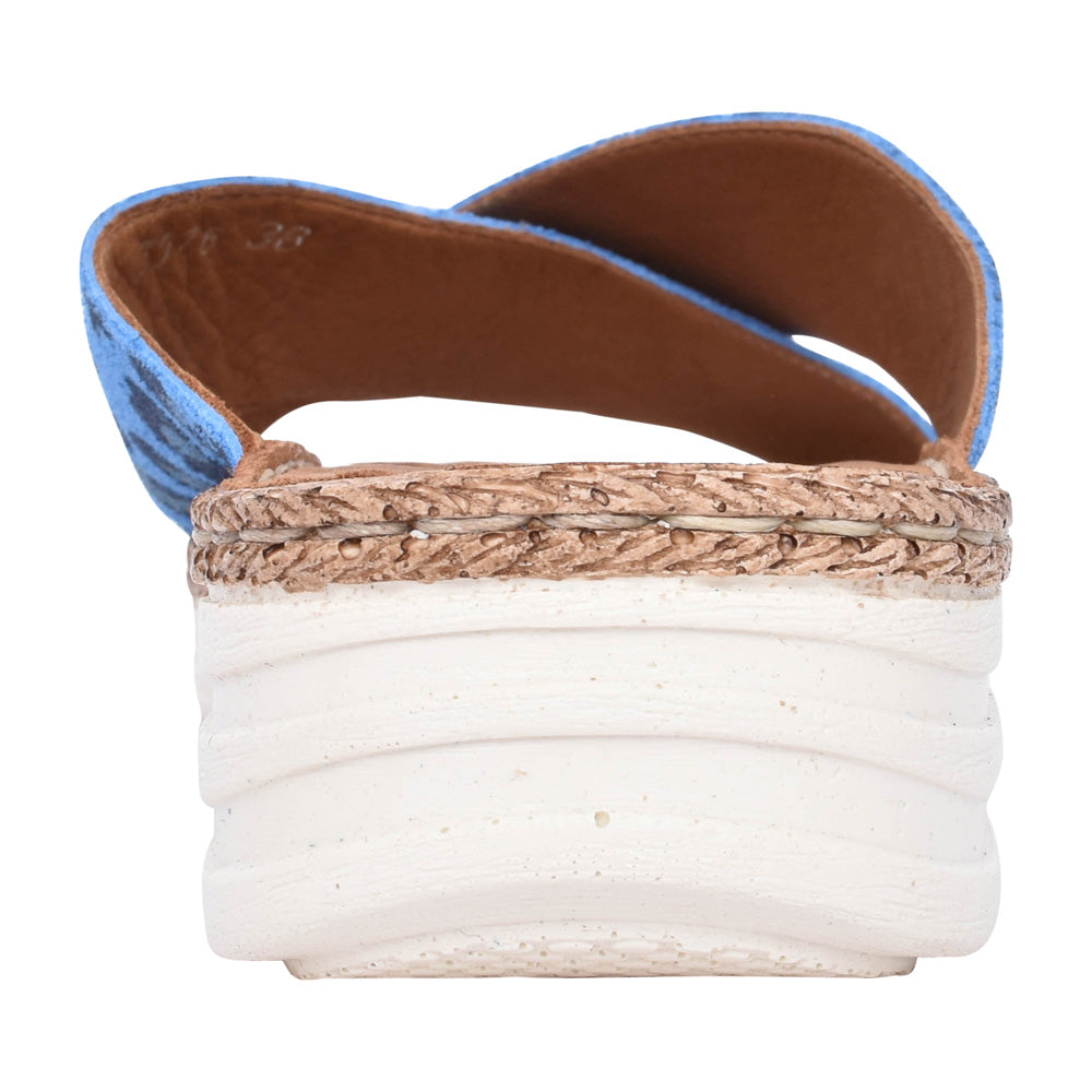 Ladies Bam Bam A7376 Mule In Blue