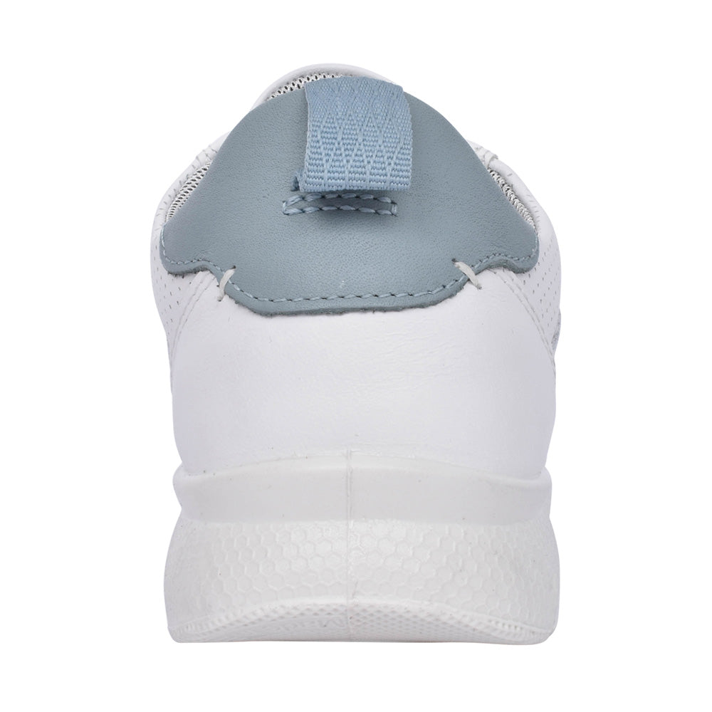 Ladies Gravity Ii Standard Fit Leather Trainer In White