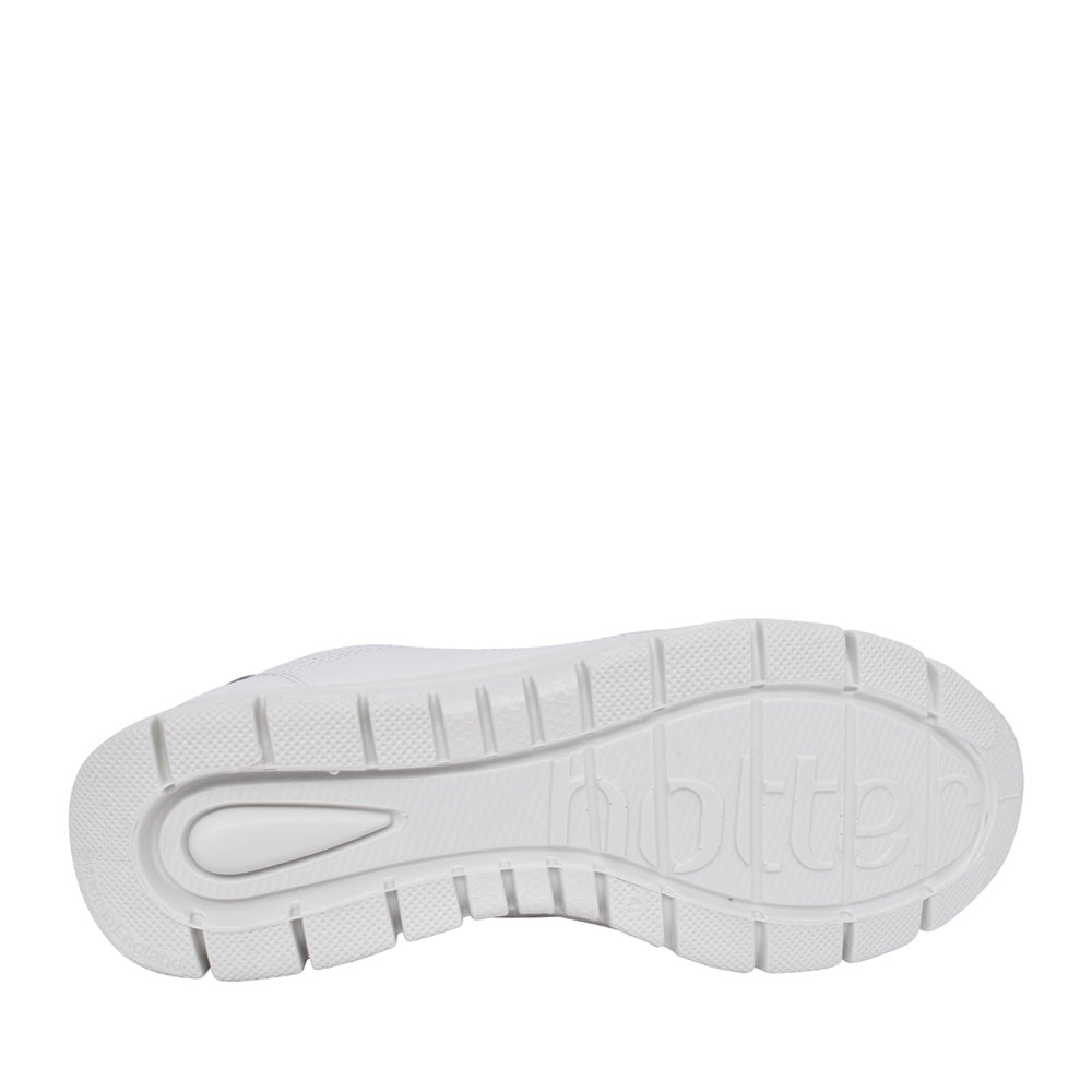 Ladies Gravity Ii Standard Fit Leather Trainer In White