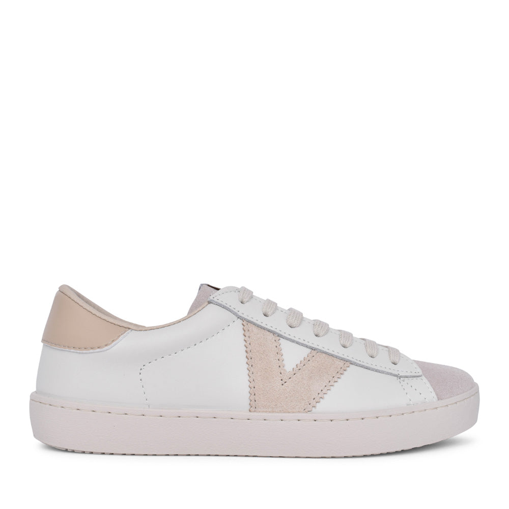 Ladies 1126142 Berlin Laced Trainer In Beige