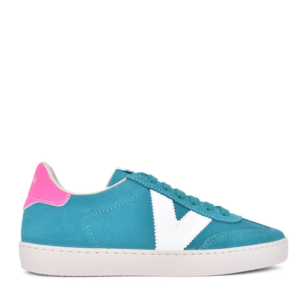 Ladies 1126200 Berlin Laced Trainer In Teal