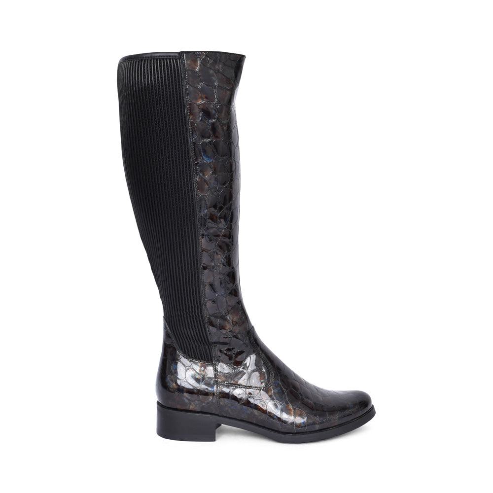 Ladies 7770 G-fit Long Leg Boot In Petrol