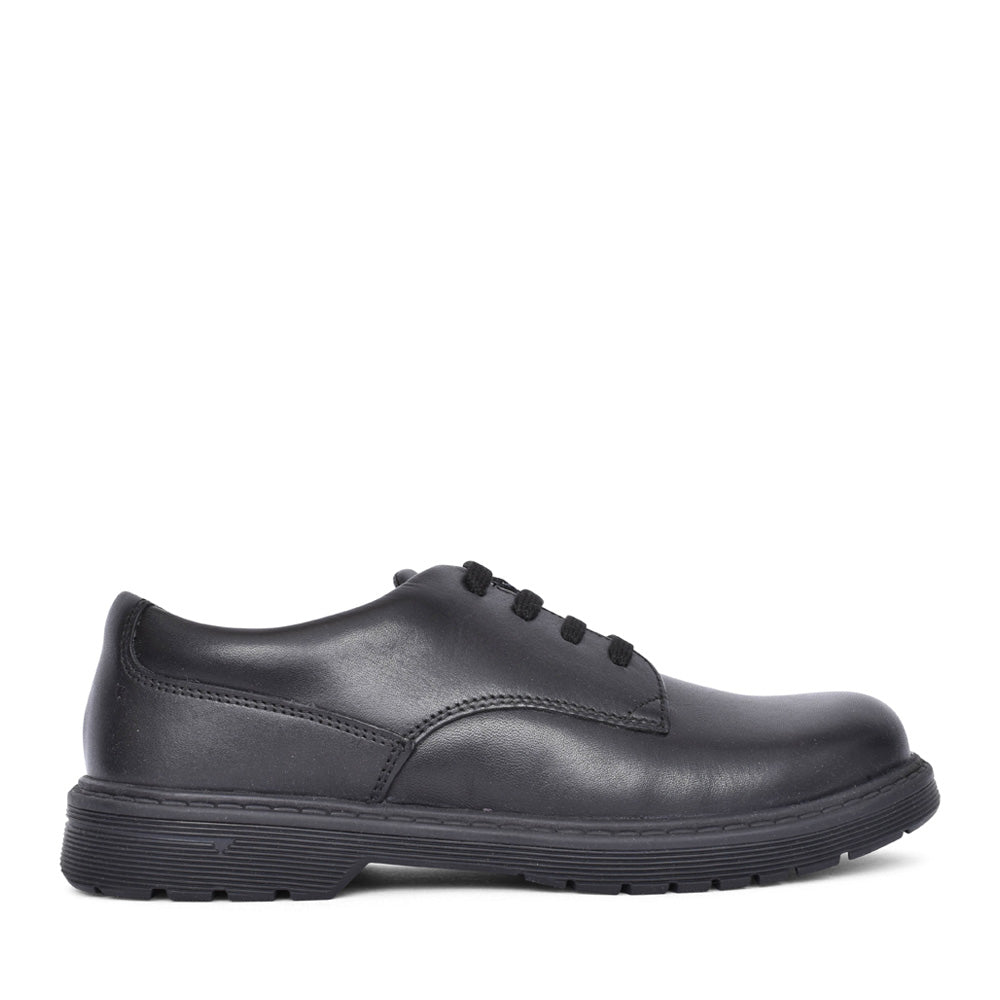 Boys Glitch Leather Laced Shoe In Kids F Fit
