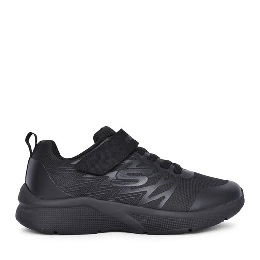 Boys 403770l Microspec-texlor Velcro Trainer In Black