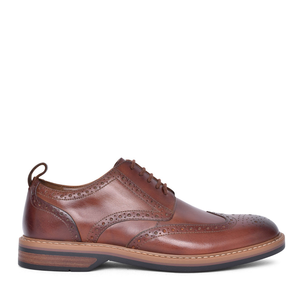 Mens Aldwin Limit G-fit Laced Brogue In Mid Tan