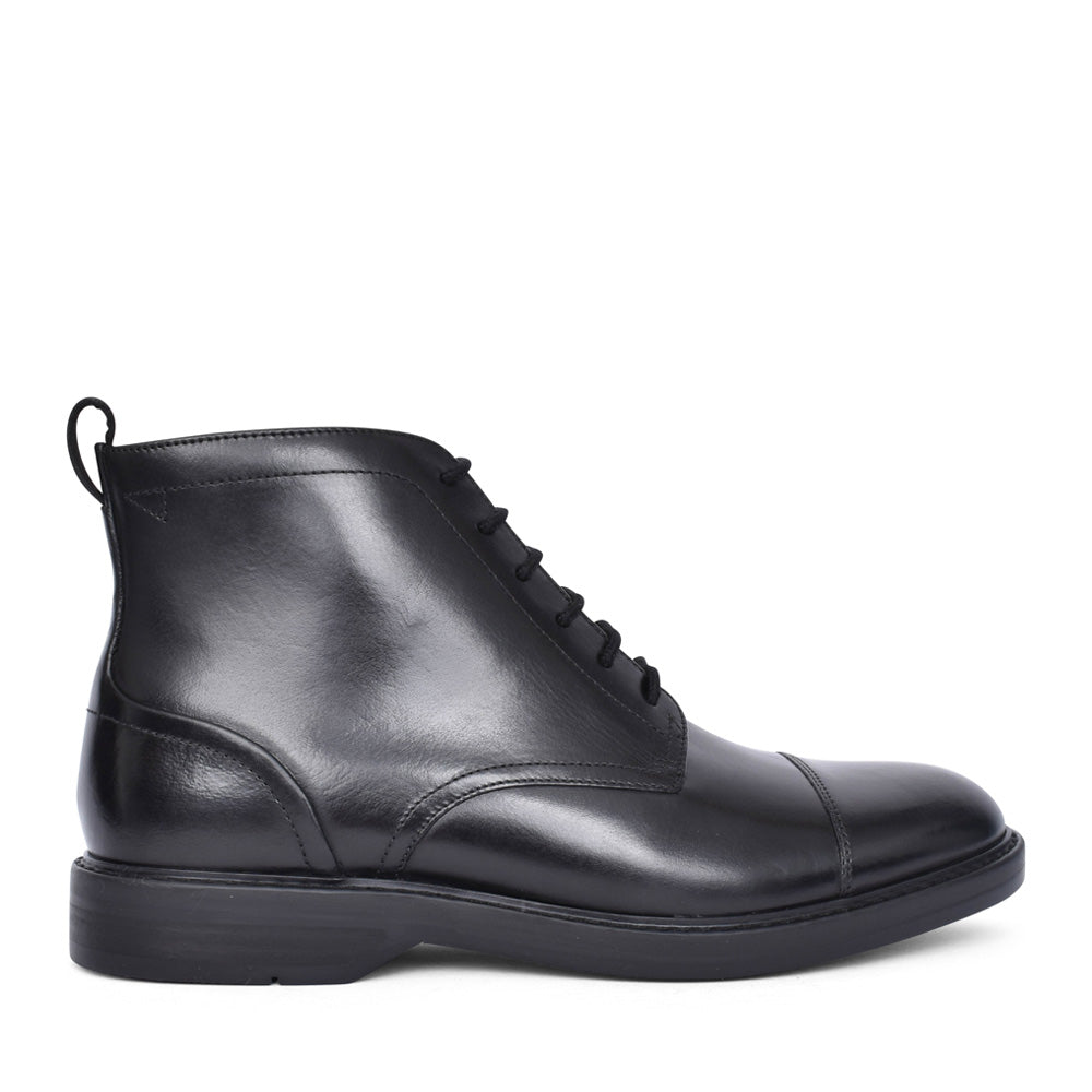 Mens Aldwin Cap G-fit Laced Ankle Boot In Black