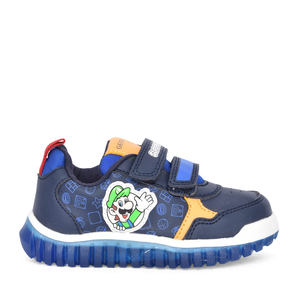 Boys B465zc B Lighty Loo Velcro Trainer In Navy