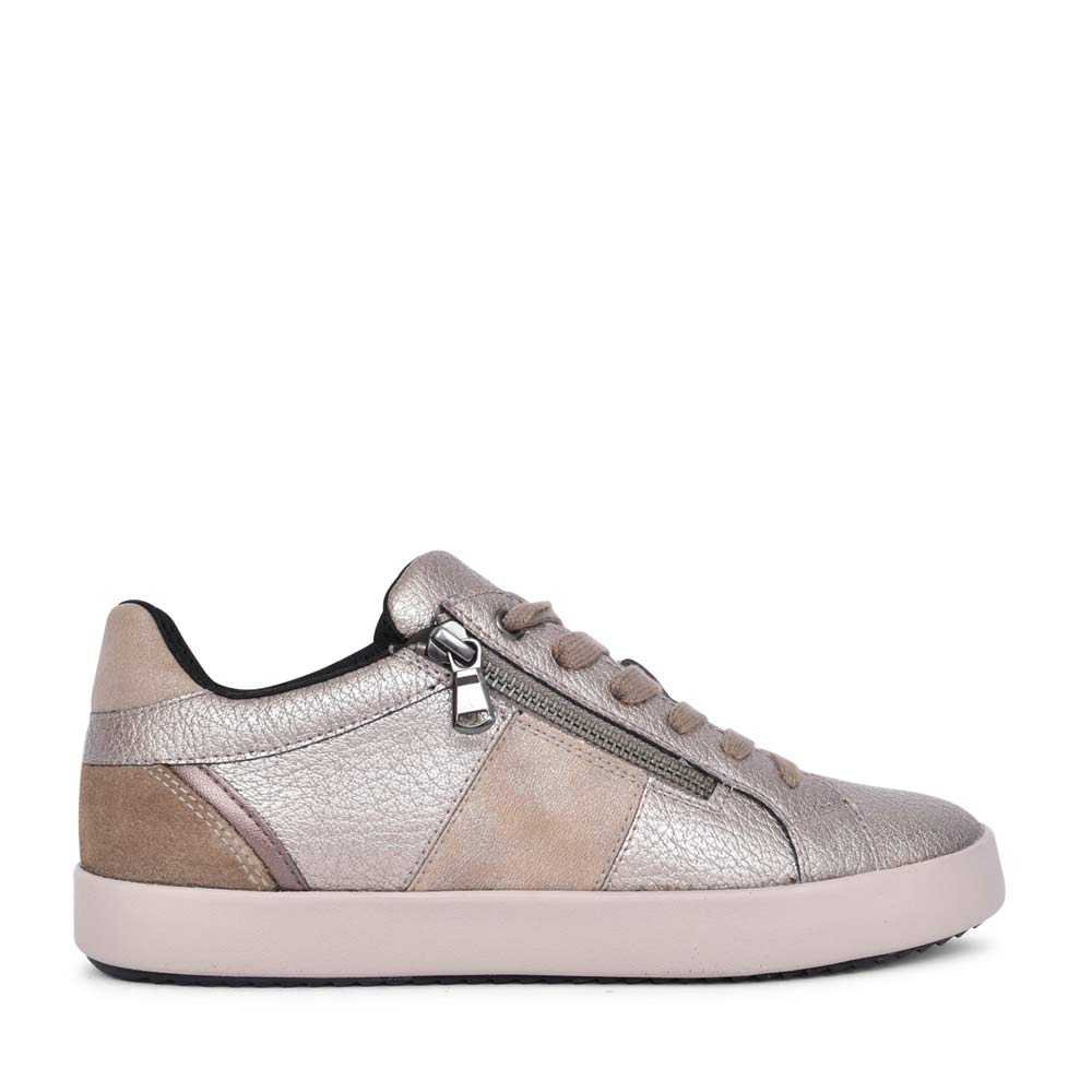Ladies D366he D Blomiee Laced Trainer In Bronze